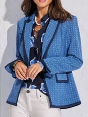 Cabi Scholarship blue blazer